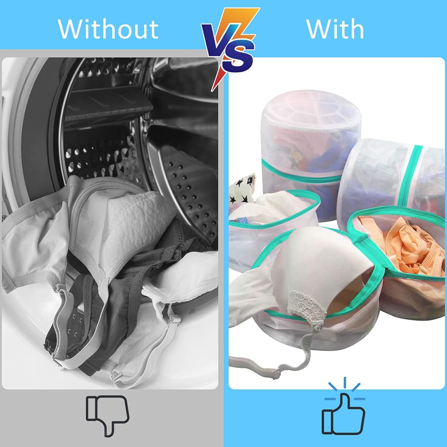 Mesh Laundry Bags for Delicates Durable Protective Wash Bags